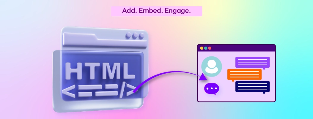 Manually embed a chat button using HTML/JavaScript code.