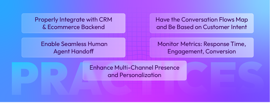 Best practices for implementing AI Chat vs ChatGPT in online stores