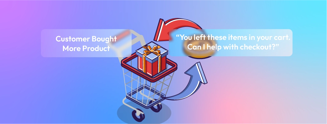 Ecommerce live chat techniques for abandoned cart recovery and upselling.