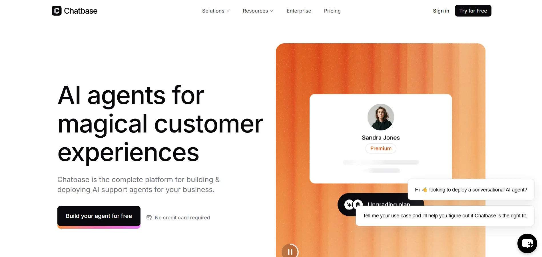 Illustration showing Chatbase AI-powered chat automation platform enabling businesses to build custom chatbots and automate customer conversations.