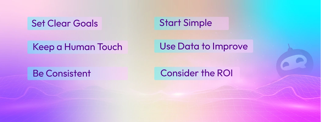 Implementation strategies for Chatbots for Customer Services & Businesses for better performance