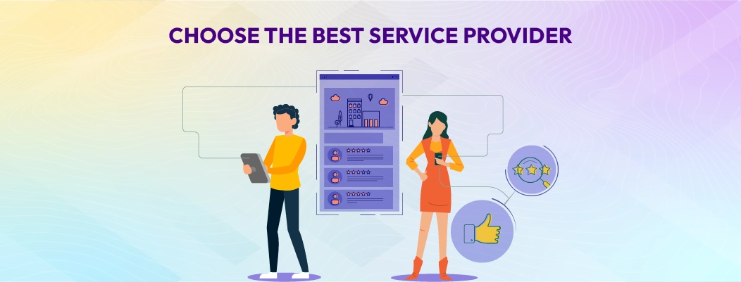 Business team identifying goals and requirements before selecting a service provider.