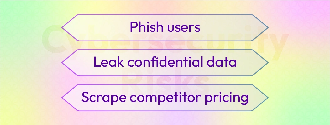 Chatbots exposing users to phishing or data leaks