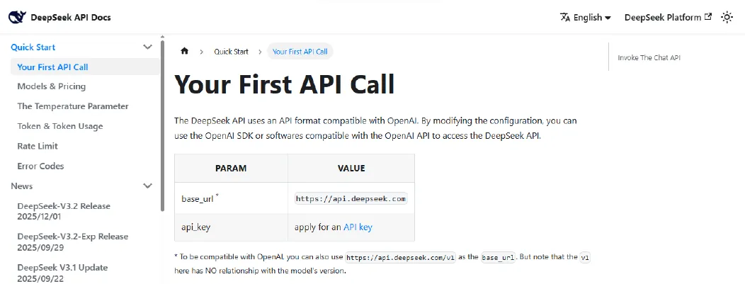 DeepSeek API for advanced search and chat Free AI Chatbot API