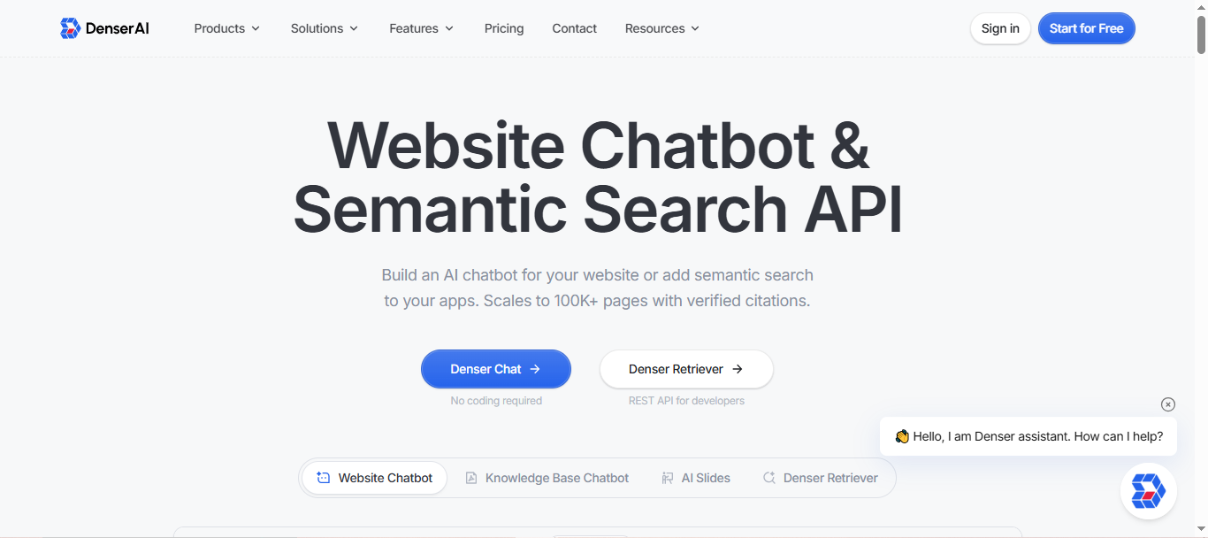 Diagram showing Denser AI conversational reasoning and workflow automation for advanced AI-driven lead engagement.