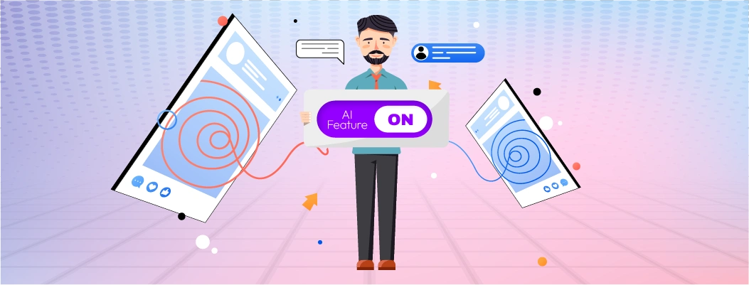 AI features like FAQ automation and product recommendations for ecommerce support