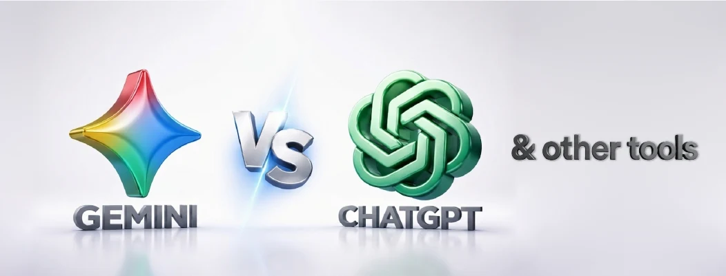 Compare Gemini with other AI research tools like ChatGPT, Claude, and Copilot to understand their strengths, features, and best use cases for research tasks.