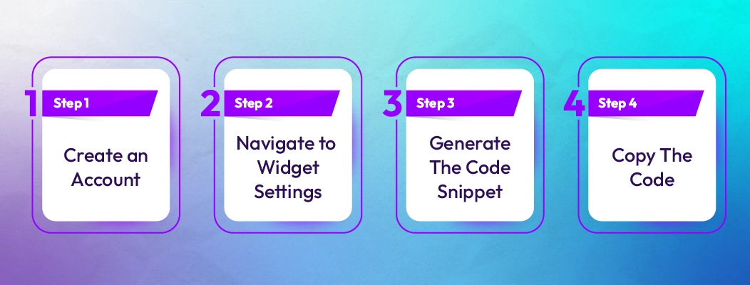 How to get and use the live chat widget code to activate real-time chat on your website.