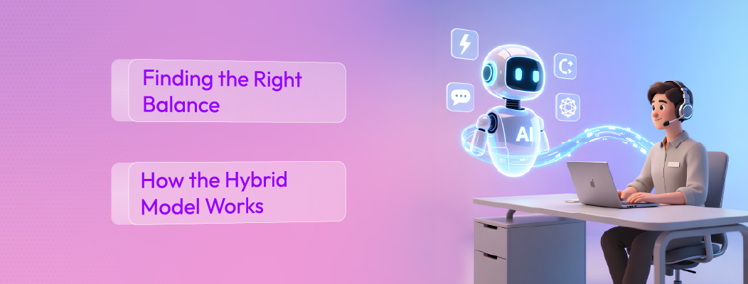 Hybrid Customer Support Model (Best of Both)