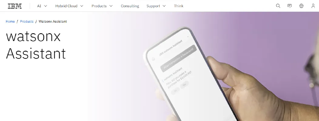 IBM Watson Assistant review as a Free AI Chatbot API