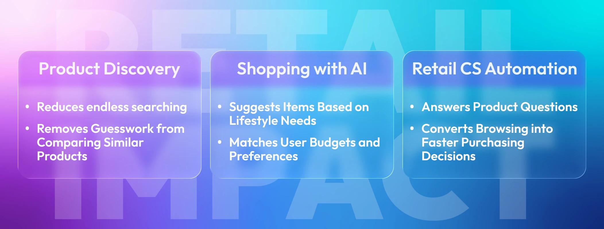 How generative AI shopping assistant improves product discovery, personalized shopping, and support automation.