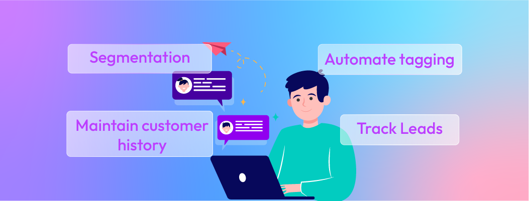 CRM and platform integration using ecommerce live chat systems.