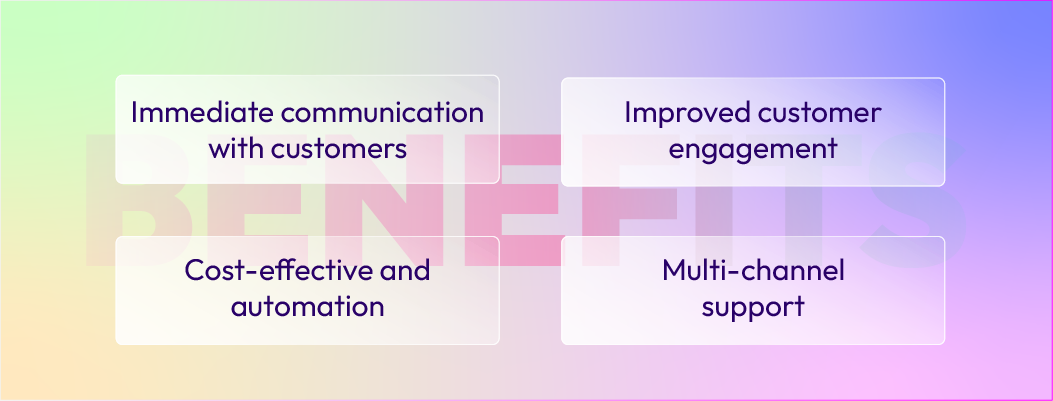 Key benefits of live chat software compared against Twilio competitors.