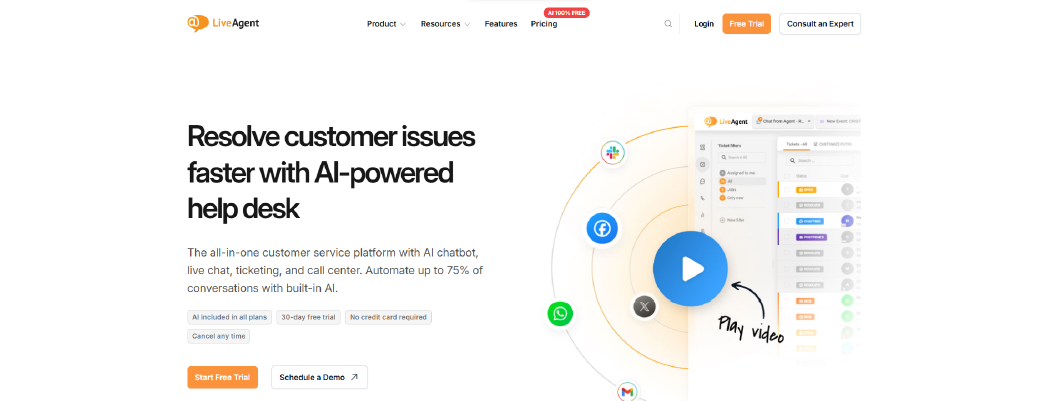 LiveAgent multichannel helpdesk alternative to Zendesk