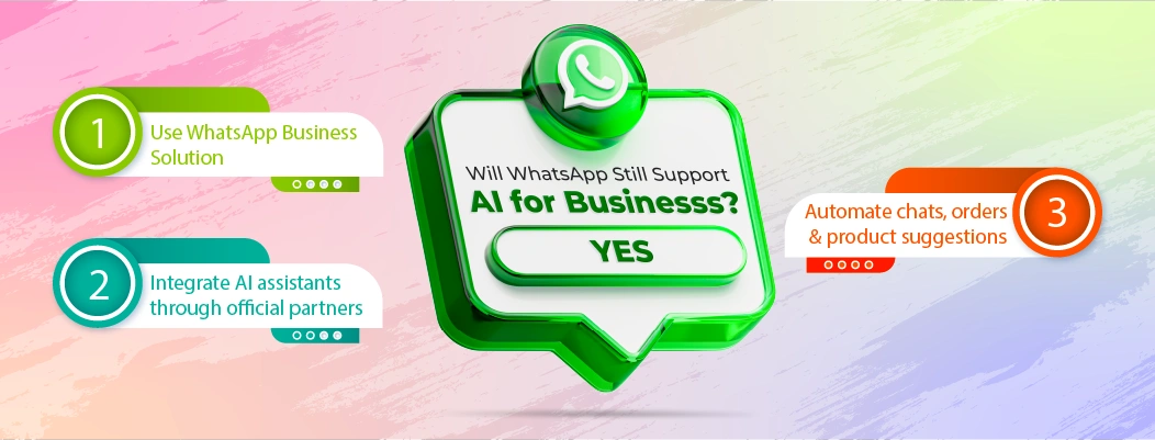 Future of AI automation for businesses on WhatsApp after third-party chatbot ban.