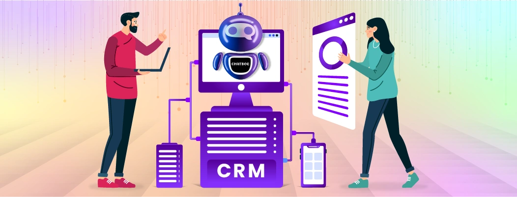 CRM-enabled personalized live chat offering seamless multi-channel context.