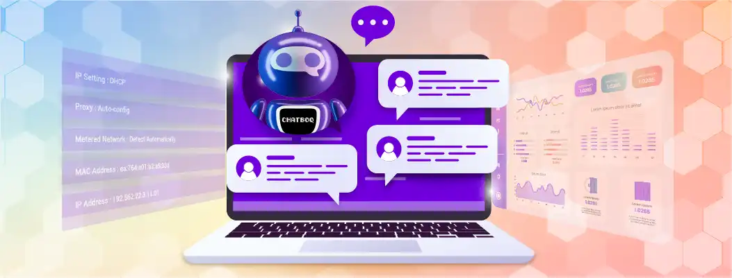 Real-time monitoring in Chatboq dashboard showing live client interactions, metrics tracking, and instant responses