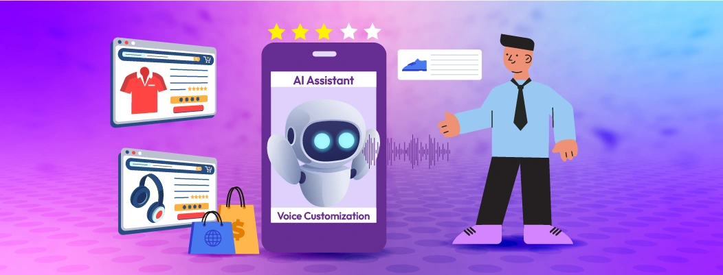 AI shopping assistants adjusting tone accents and language for users
