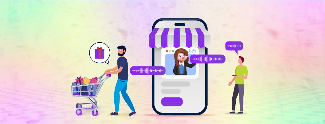 Conversational commerce powered by AI shopping assistants through voice shopping