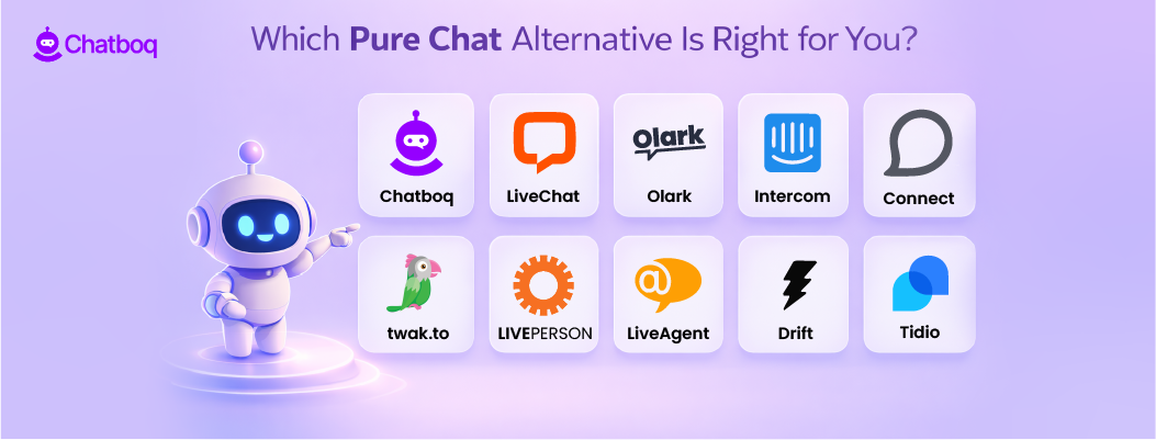Guide to choosing the best Pure Chat alternative based on team size automation needs and customer support workflows.