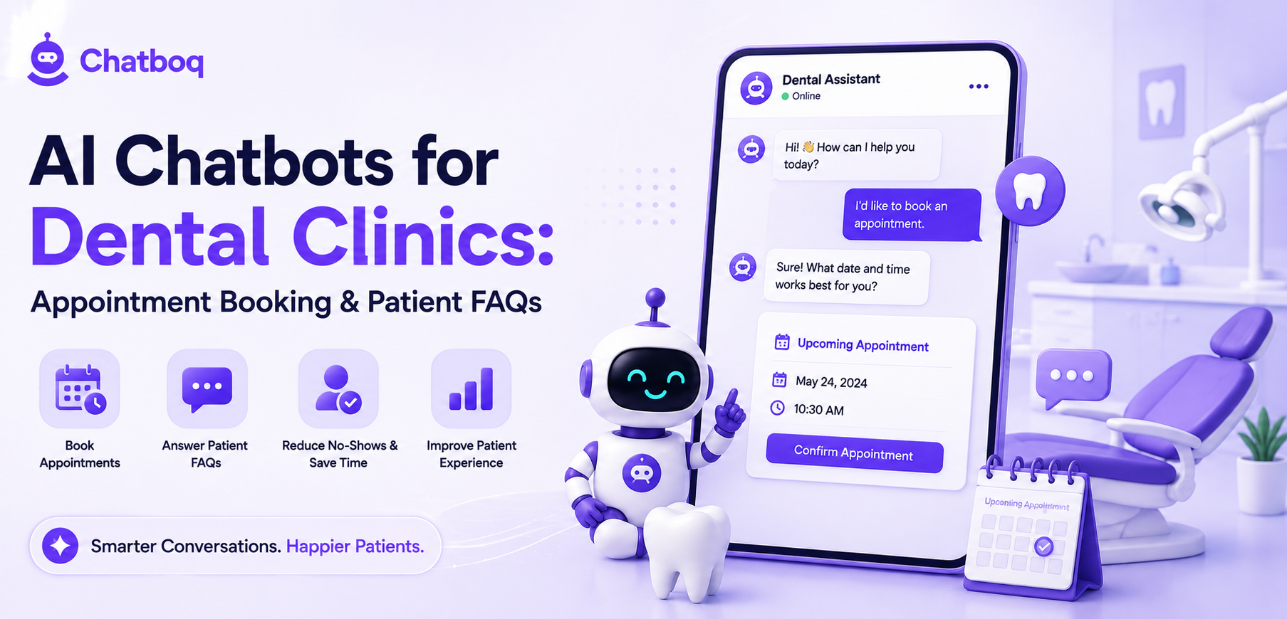 AI Chatbots for Dental Clinics: Appointment Booking & Patient FAQs