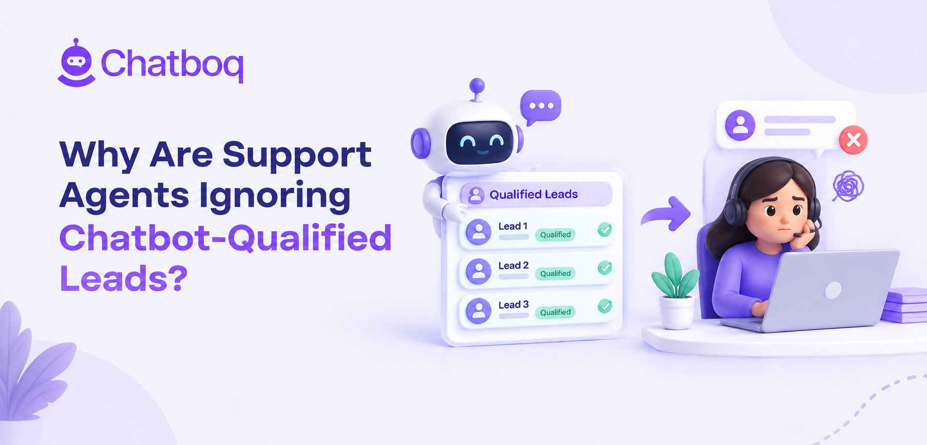 A CRM record showing structured qualification data from a chat conversation