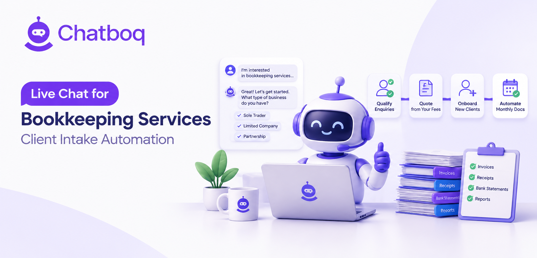 Live Chat for Bookkeeping Services: Client Intake Automation