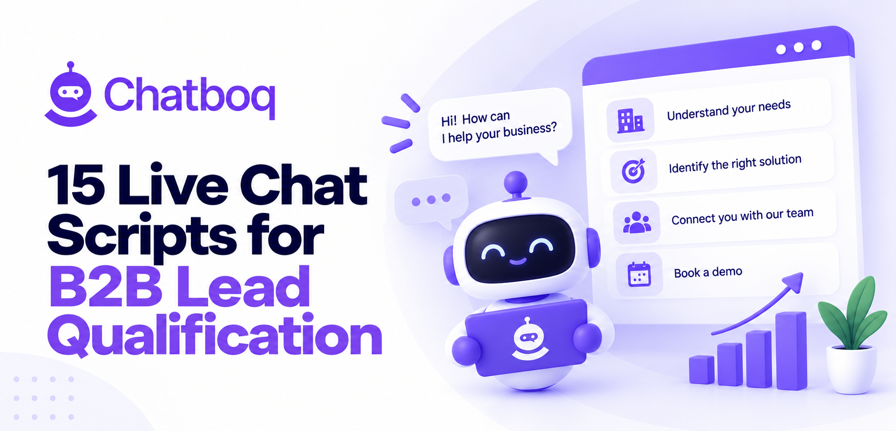 15 Live Chat Scripts for B2B Lead Qualification