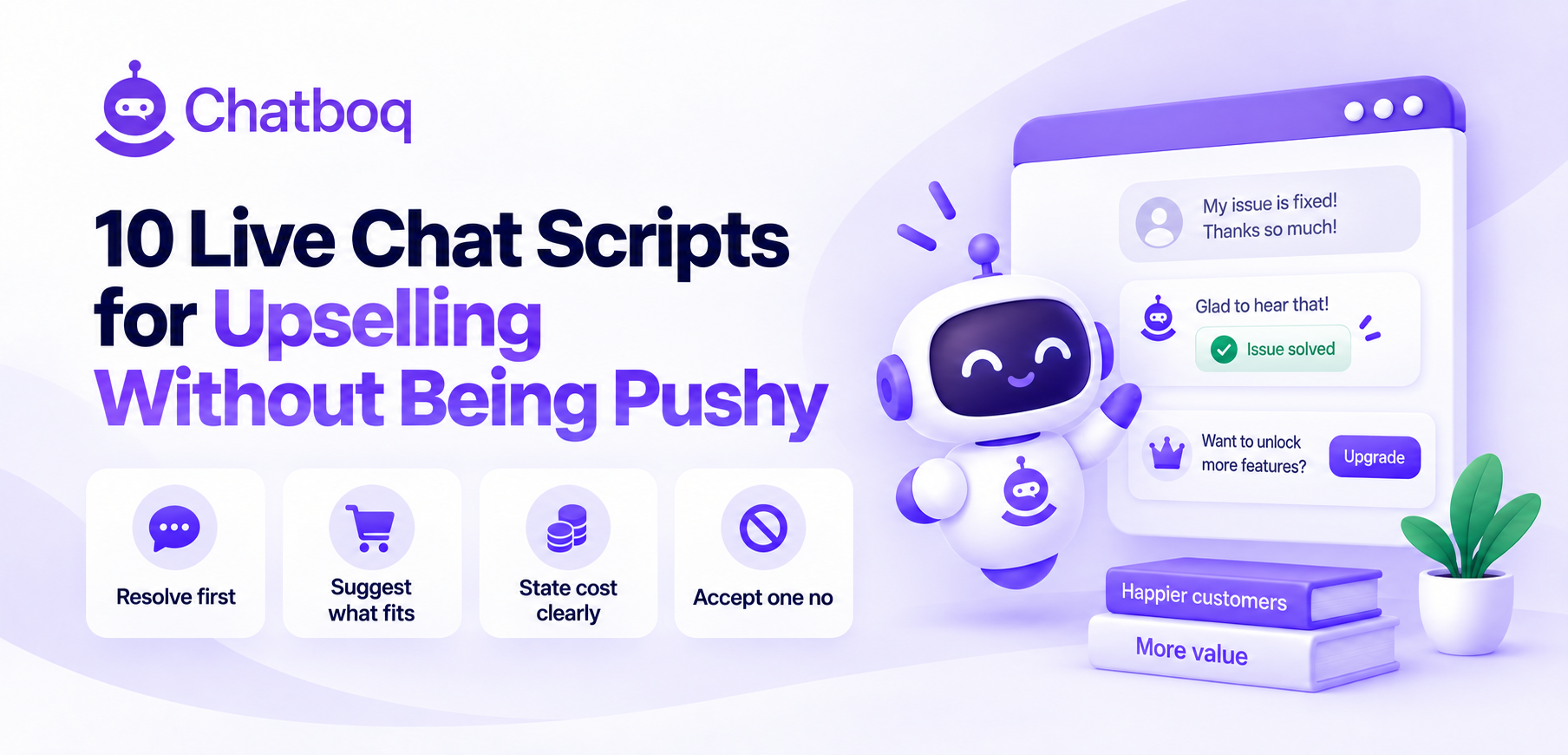 10 Live Chat Scripts for Upselling Without Being Pushy