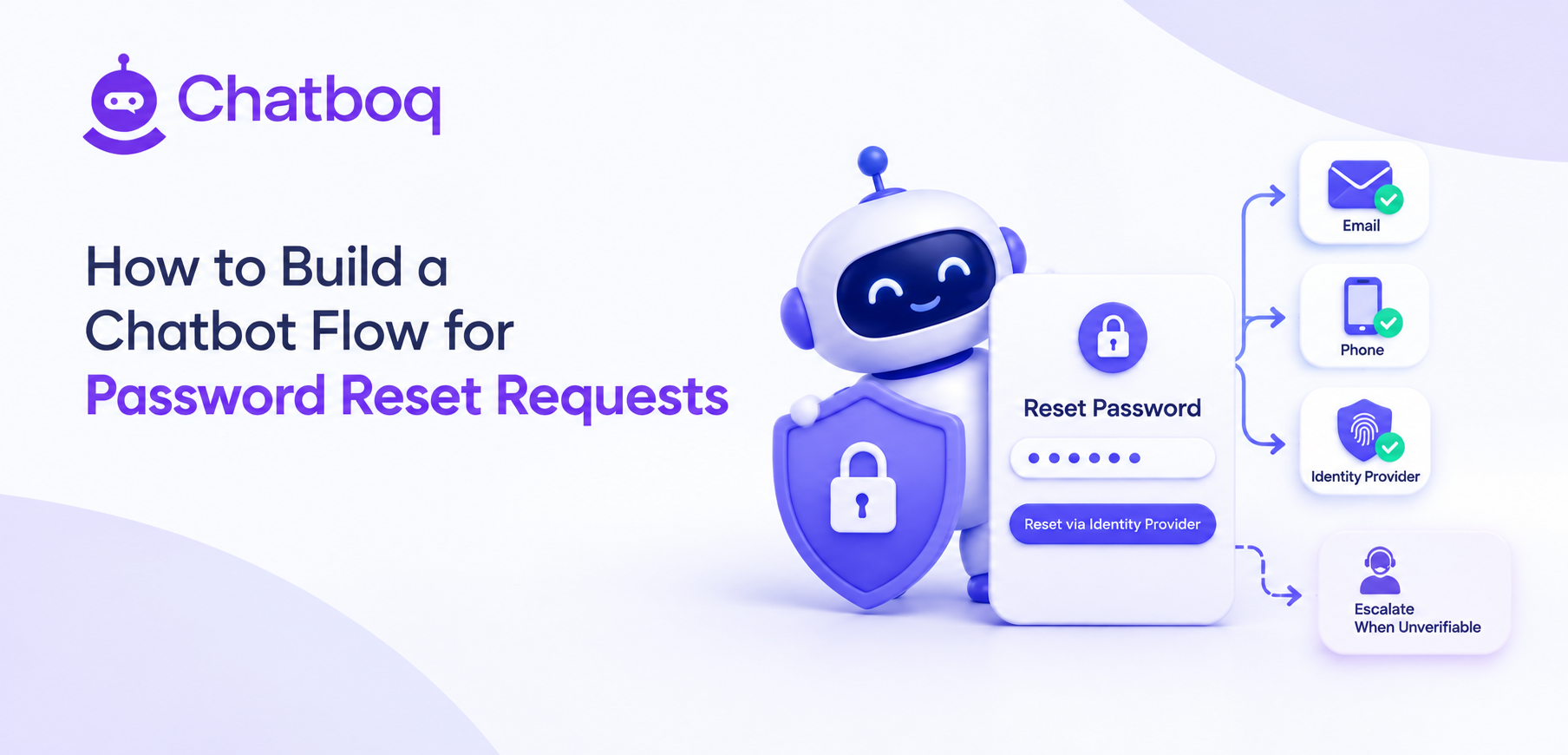 How to Build a Chatbot Flow for Password Reset Requests