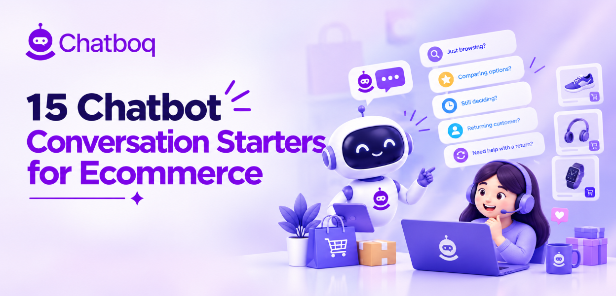15 Chatbot Conversation Starters for Ecommerce