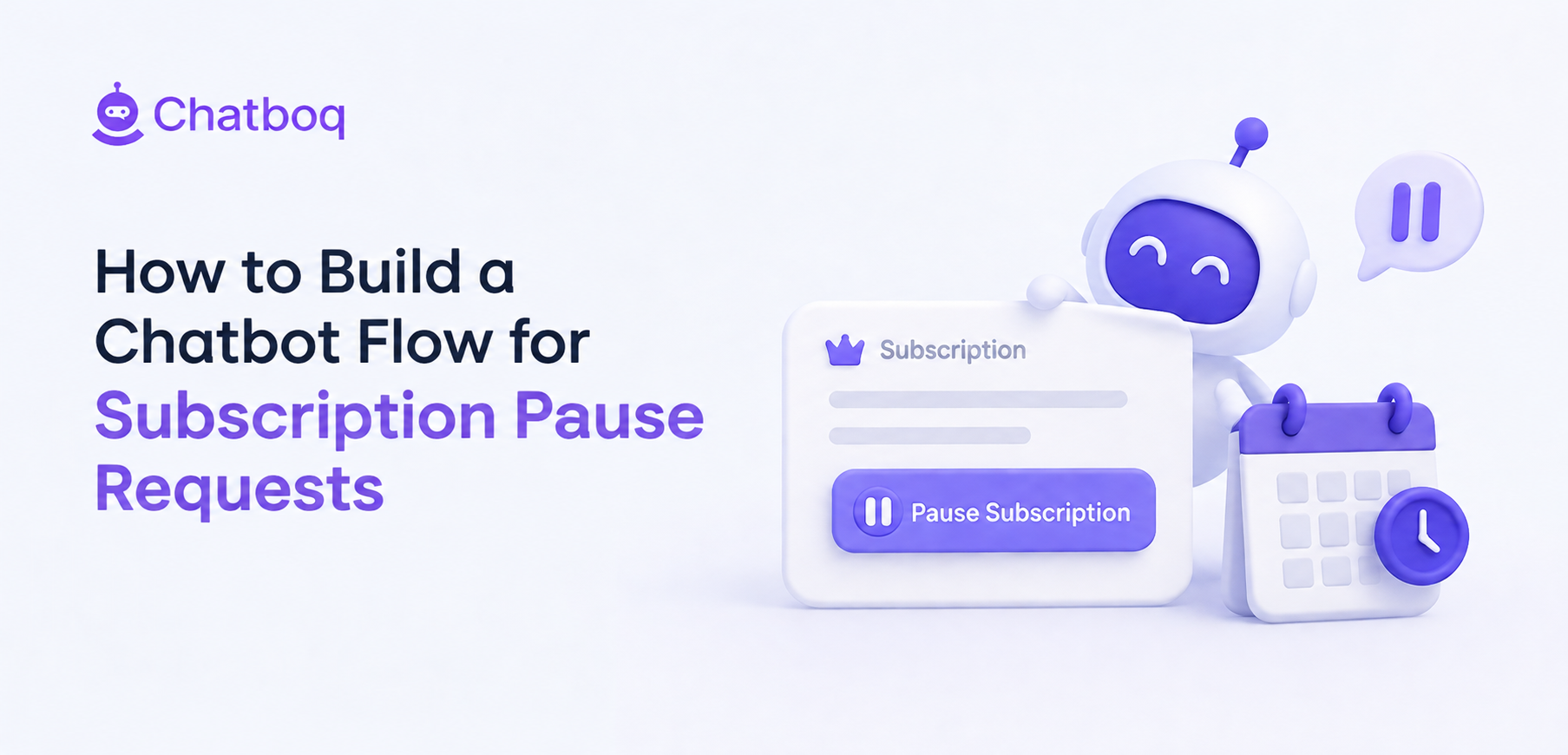 A chat window offering subscription pause options instead of cancellation