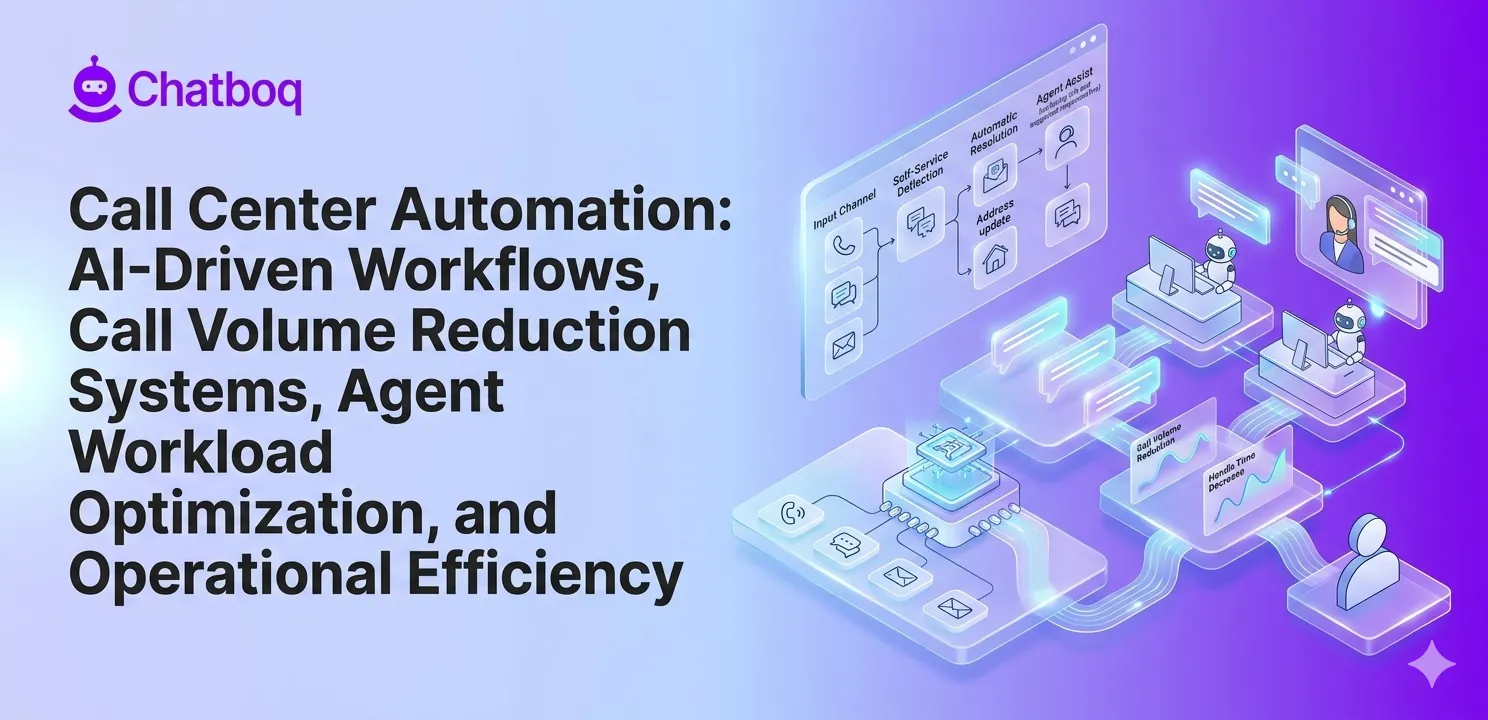 Call Center Automation AI Workflows Efficiency