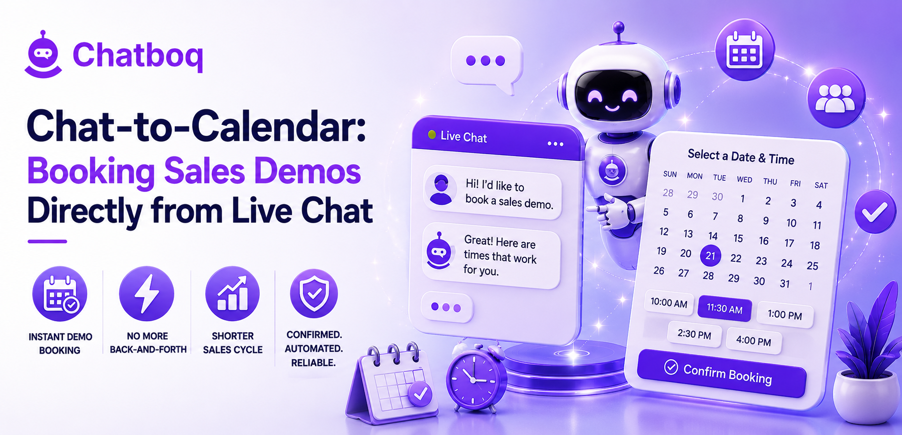 Chat-To-Calendar: Booking Sales Demos Directly from Live Chat
