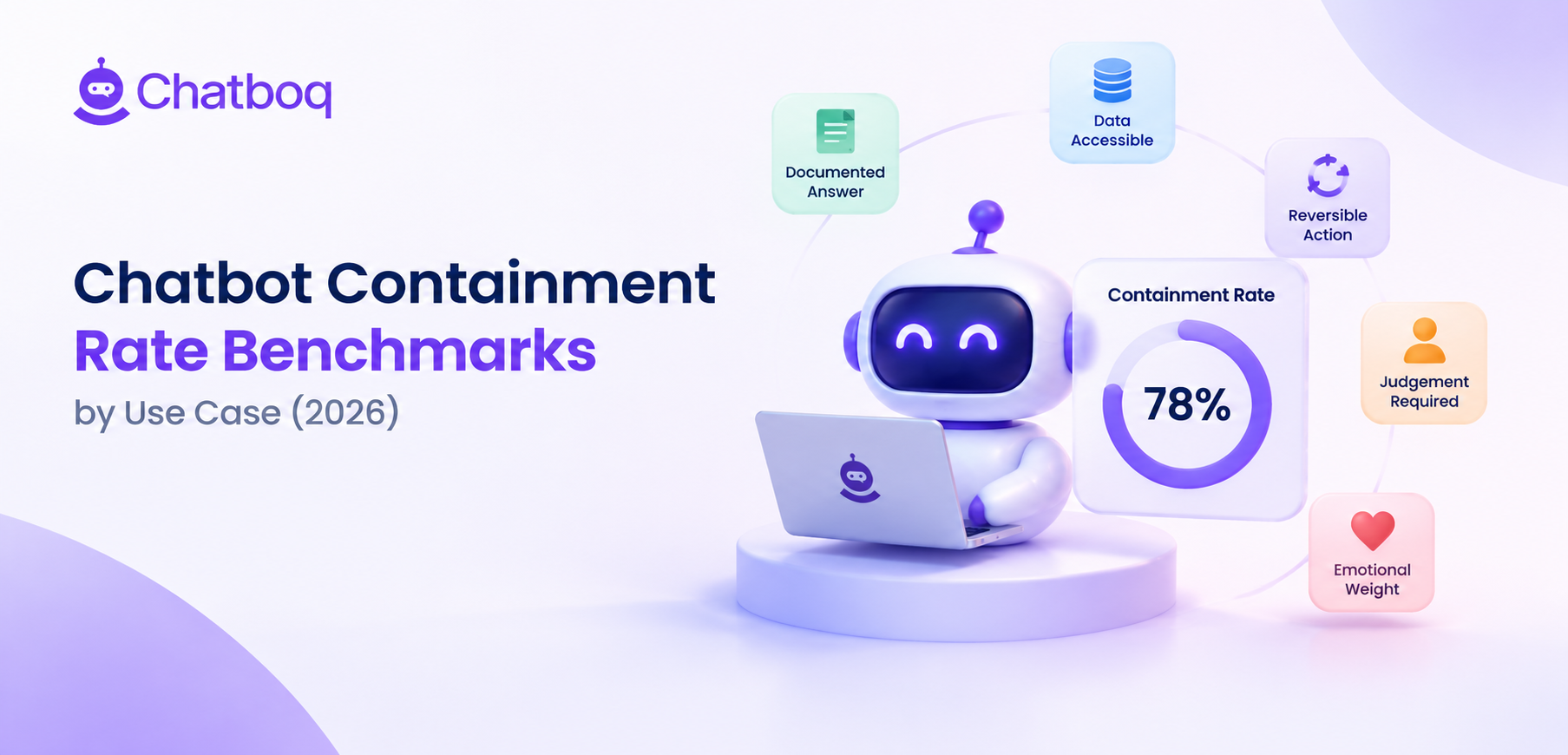 Chatbot Containment Rate Benchmarks by Use Case (2026)