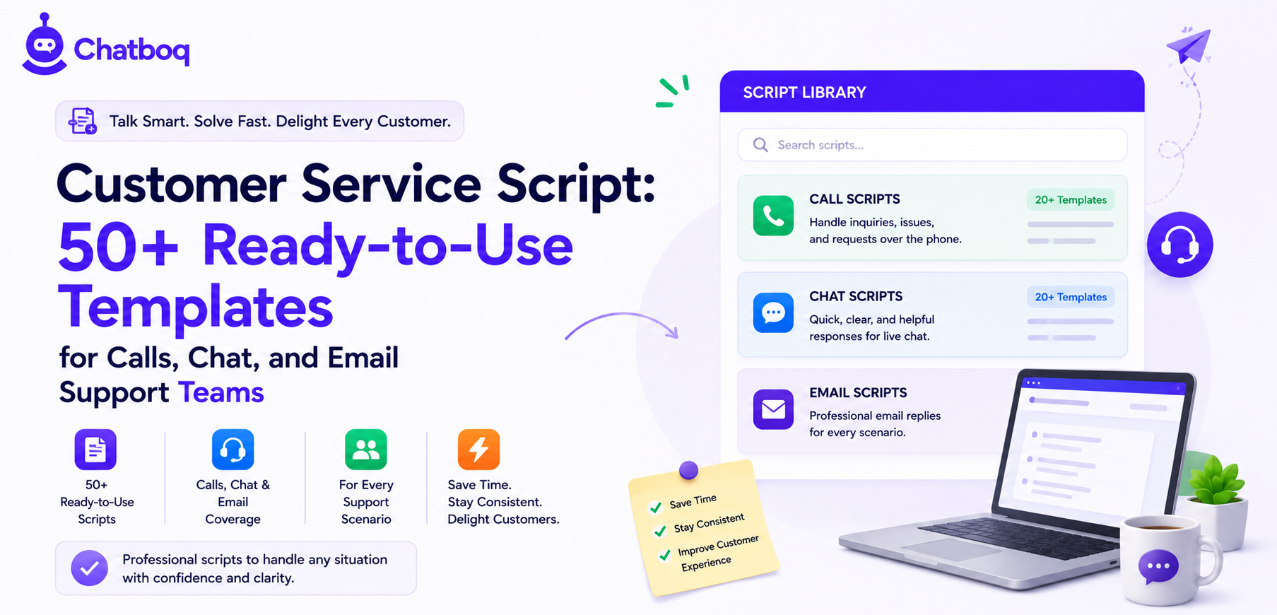 Customer Service Script: 50+ Ready-to-Use Templates for Calls, Chat, and Email Support Teams