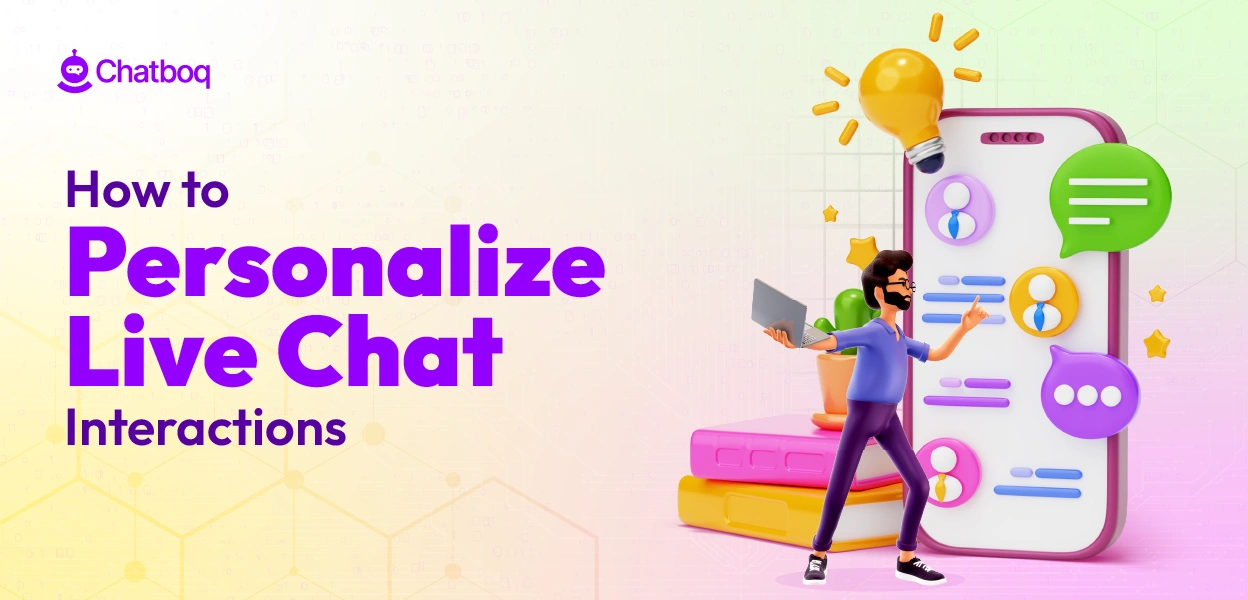 Guide explaining how personalized live chat improves customer support and engagement