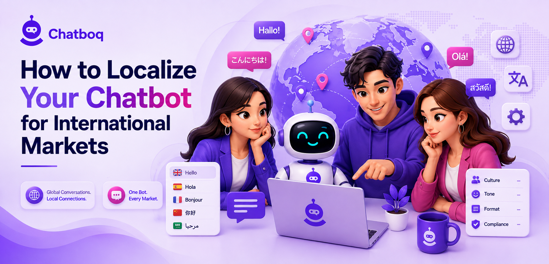 How to localize a chatbot for international markets