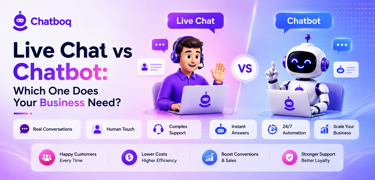 Live Chat vs Chatbot: Which One Does Your Business Need?