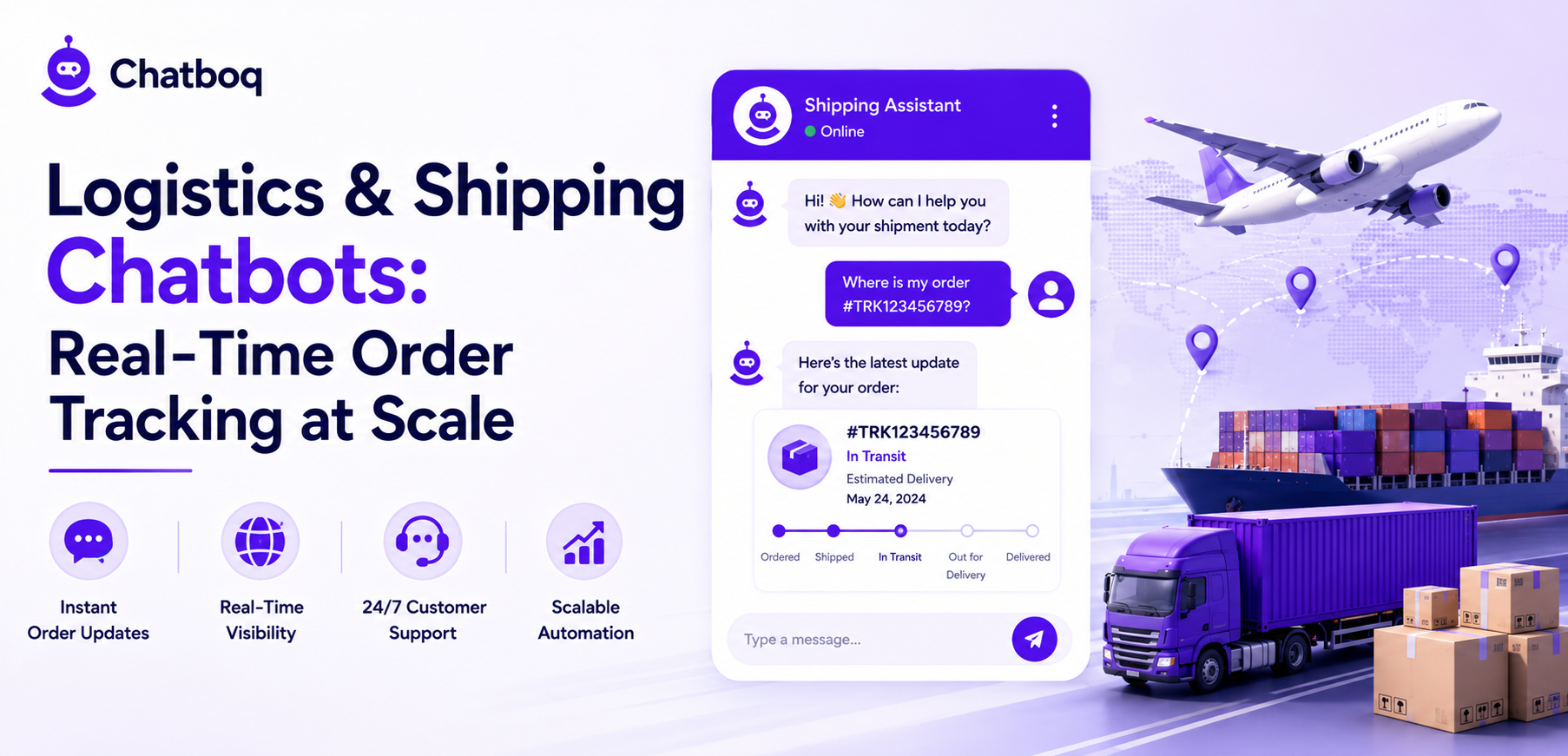 Logistics & Shipping Chatbots: Real-Time Order Tracking at Scale