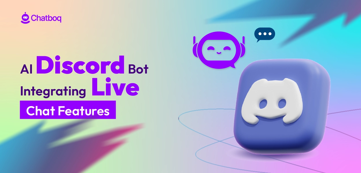 AI Discord Bot integrated with live chat features for real-time Discord community engagement and automation