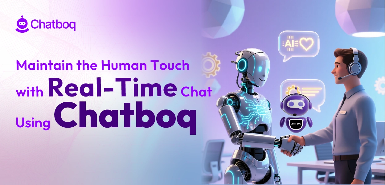 Chatboq combines proactive engagement with real-time chat, blending AI automation and human agents to provide empathetic and instant support for customers.
