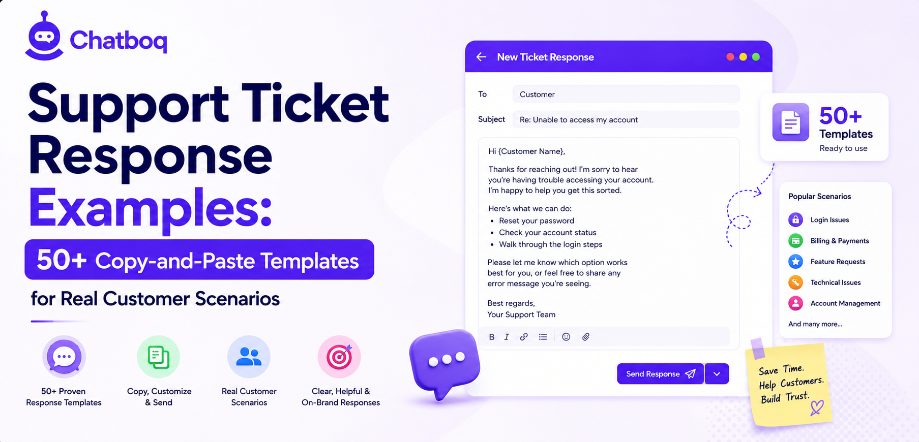 Support Ticket Response Examples: 50+ Copy-and-Paste Templates for Real Customer Scenarios