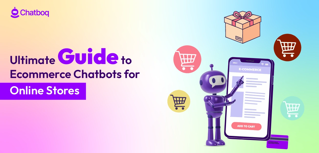 AI-powered ecommerce chatbot assisting an online shopper on a website