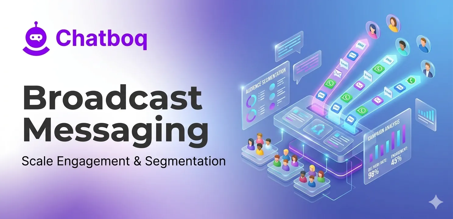 Illustration showing a digital dashboard sending segmented messages to a diverse global audience.