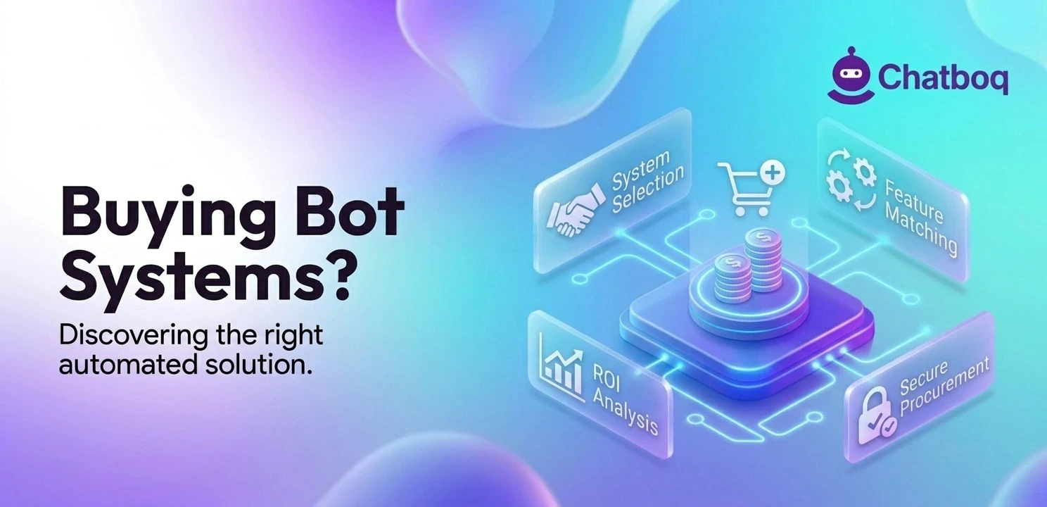 Illustration of selecting the right automated buying bot system for business workflow.