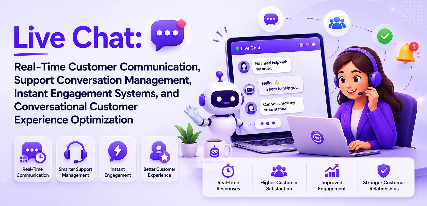 Live Chat: Real-Time Customer Communication, Support Conversation Management, Instant Engagement Systems, and Conversational Customer Experience Optimization