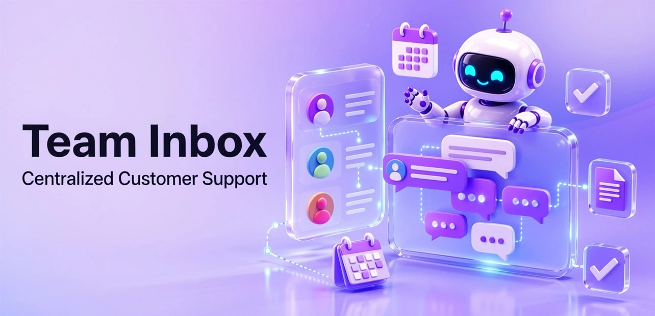 Team Inbox: Shared Communication System for Customer Support Email and Chat Management, Collaboration, and Workflow Coordination