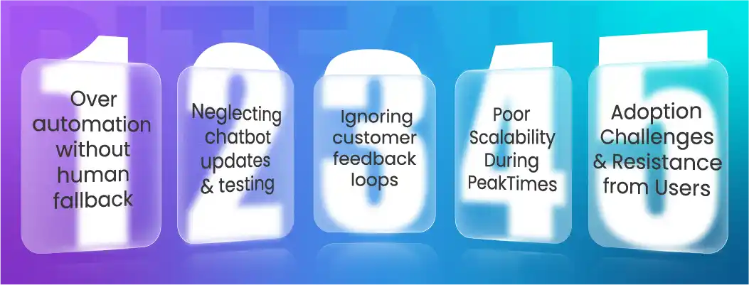 Common chatbot mistakes in e-commerce and tips to avoid them.