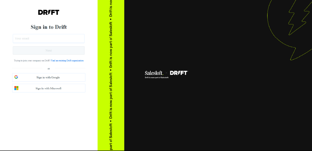 Drift conversational commerce platform for B2B ecommerce